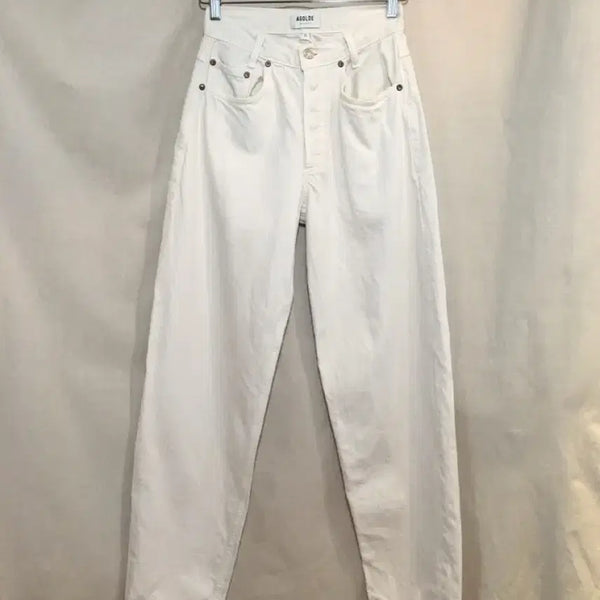 [BUNJANG] AGOLDE White Barrel Fit Jeans (Size 25) / 에이골디 AGOLDE 화이트 배럴핏 진 25인치
