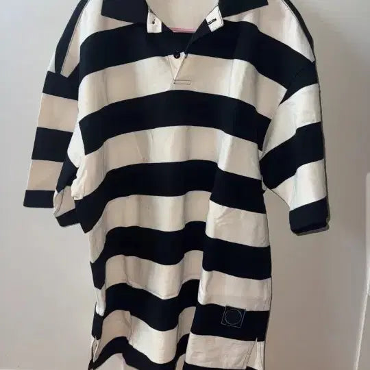 [BUNJANG] Beanpole Stripe Polo T-Shirt M / 급처]  빈폴 스트라이프 폴로 티.  M