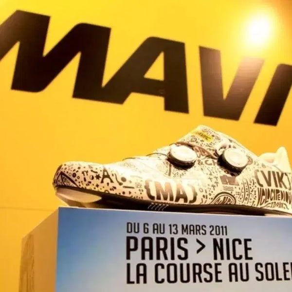 [BUNJANG] MAVIC Cosmic Pro Paris-Nice Limited Edition Carbon Road Cycling Shoes with Shimano Ultegra SPD-SL Pedals / MAVIC 프랑스 마빅 한정판 카본 로드클릿슈즈/시마노 울테그라 클릿페달