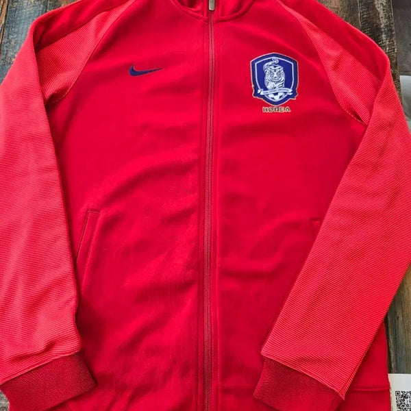 [BUNJANG] Nike South Korea National Football Team Training Zip-Up Track Top (Red, M/100) / [정품/상태최상] 나이키 대한민국 축구 국가대표 트레이닝 집업 (M / 100)]