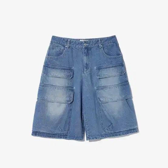 [BUNJANG] Critic Cargo Denim Bermuda Shorts / 크리틱 카고데님 버뮤다팬츠 L