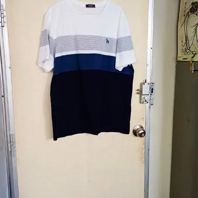 [BUNJANG] Hazzys Men's Big Size Summer T-Shirt / 헤지스남성 여름 티 빅사이즈.새옷.120싸이즈