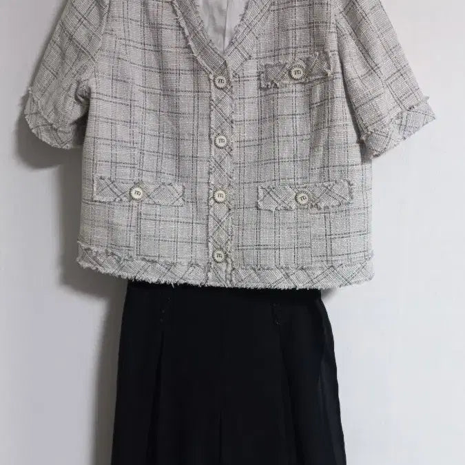 [BUNJANG] Romistory Tweed Jacket (Size 77-Small 88) / 로미스토리 트위드자켓 77~작은88 새상품