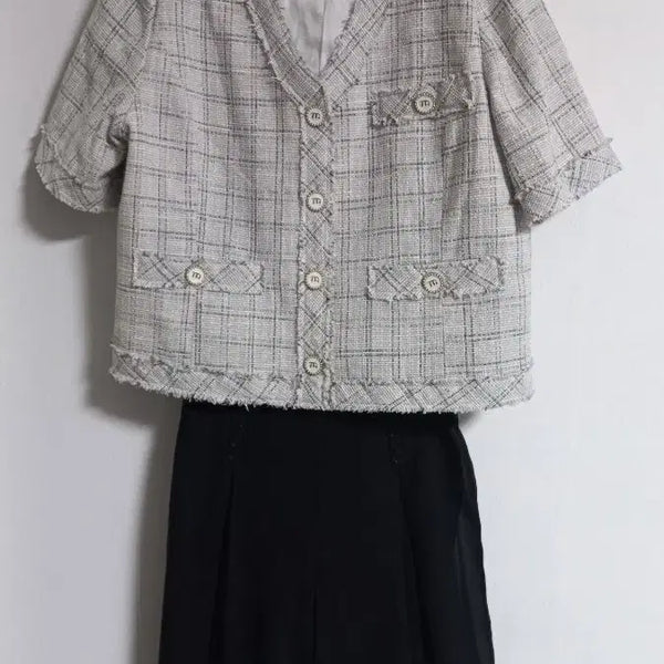 [BUNJANG] Romistory Tweed Jacket (Size 77-Small 88) / 로미스토리 트위드자켓 77~작은88 새상품