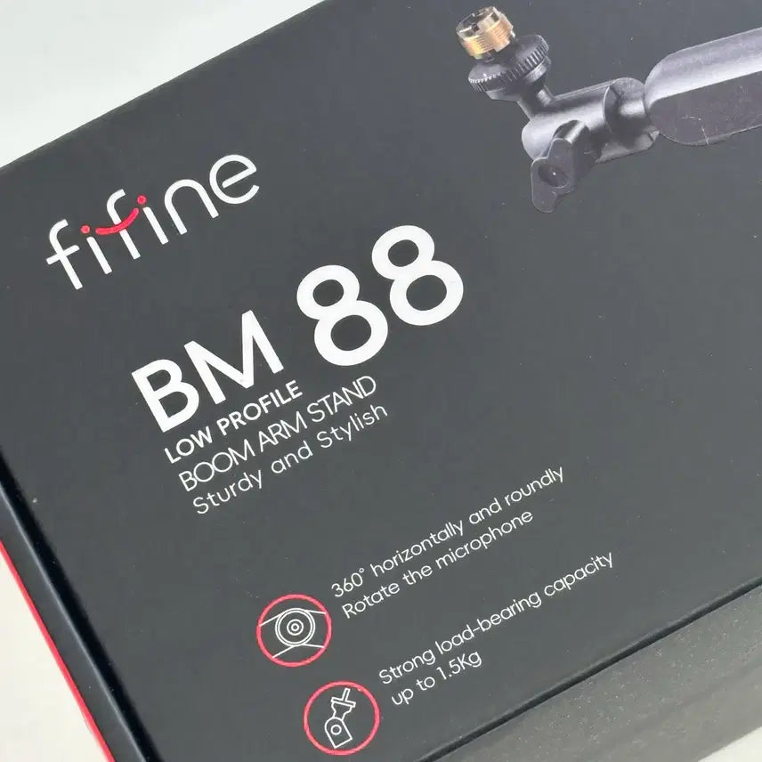 [BUNJANG] FIFINE BM88 Foldable Microphone Boom Arm Stand Desk Mount Clamp / FIFINE BM88 마이크 암 접이식 마이크 거치대 스탠드 데스크 마운트 클램프