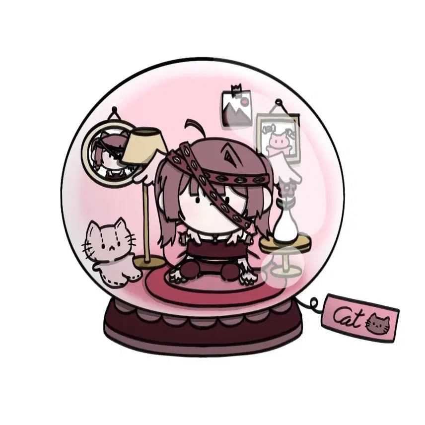 [BUNJANG] Snow Globe House Custom Art Commission / 스노우볼 집 커미션