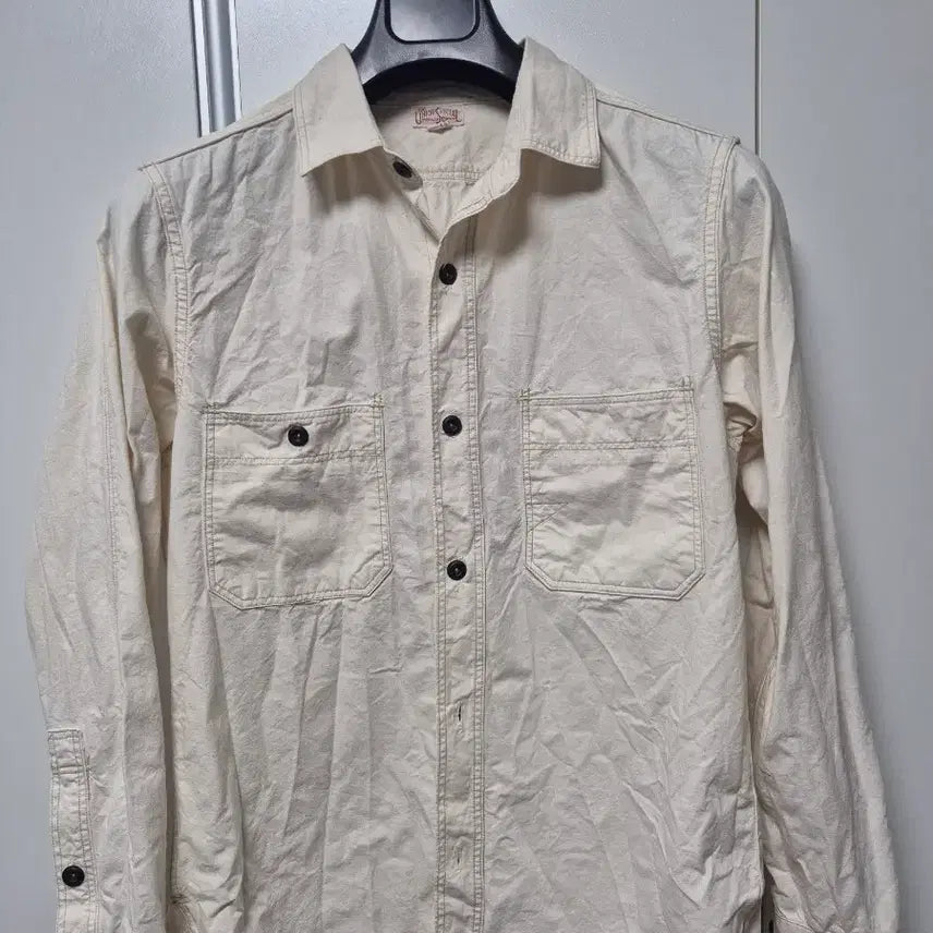 [BUNJANG] Freewheelers Diamond Crackers Chambray Shirt / 프리휠러스 다이아몬드 크래커 샴브레이셔츠