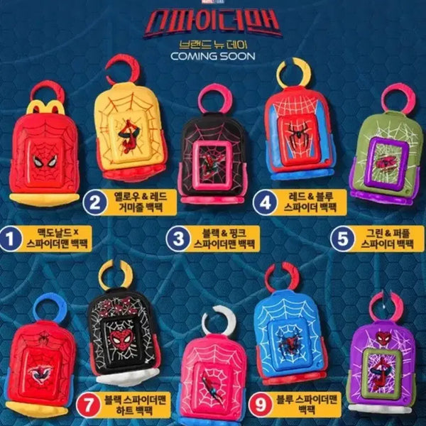 [BUNJANG] McDonald's Spider-Man Happy Meal Toys Bundle Set (6-10) / [6-10번 일괄] 해피밀 스파이더맨