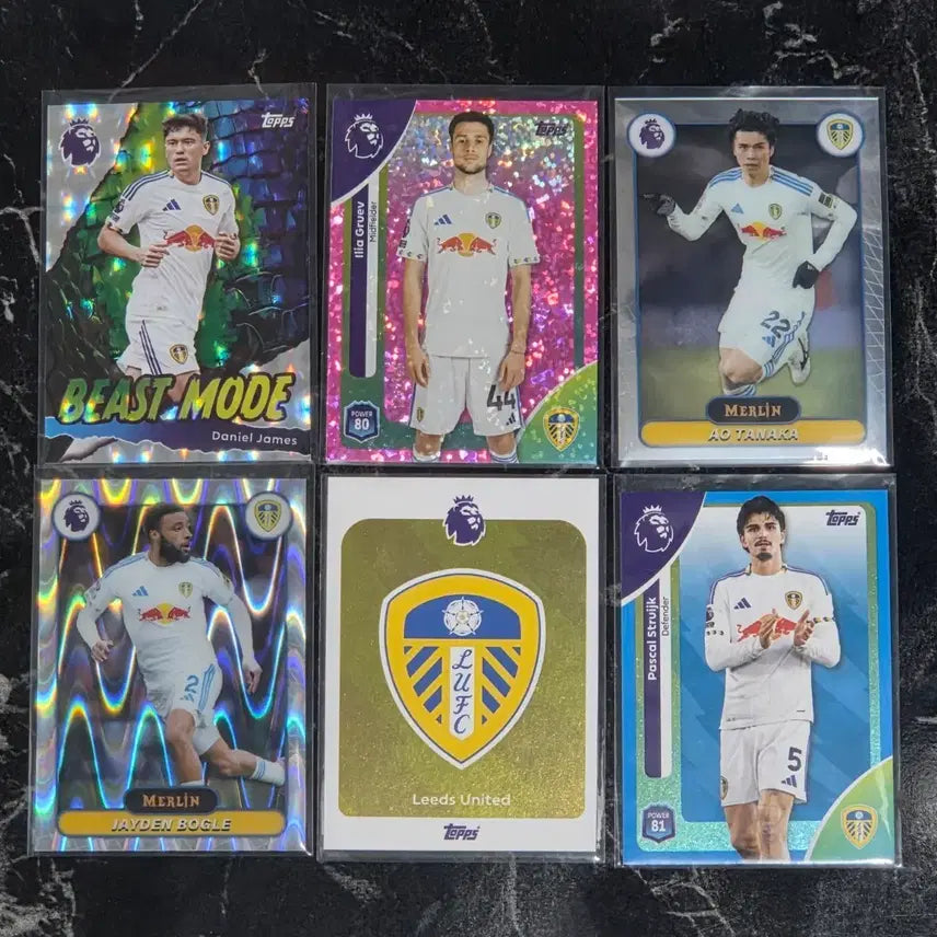 [BUNJANG] Leeds United Football Cards Bundle Set (Includes Limited Edition) / 리즈 유나이티드 축구 카드 (한정 포함)일괄 판매