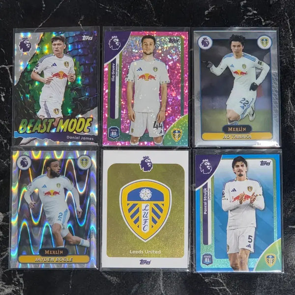 [BUNJANG] Leeds United Football Cards Bundle Set (Includes Limited Edition) / 리즈 유나이티드 축구 카드 (한정 포함)일괄 판매