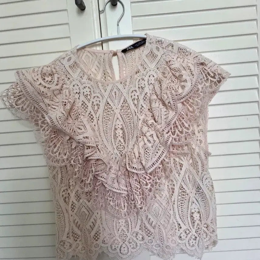 [BUNJANG] Zara Lace Blouse / 자라 레이스 블라우스