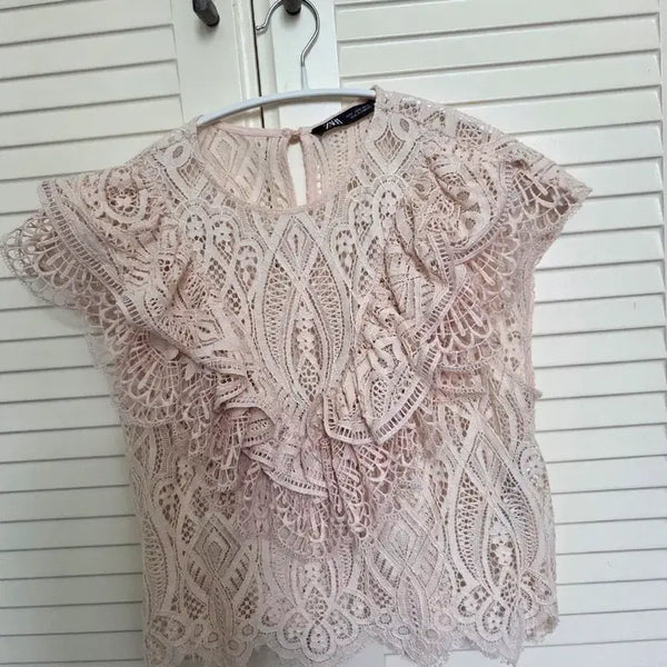 [BUNJANG] Zara Lace Blouse / 자라 레이스 블라우스