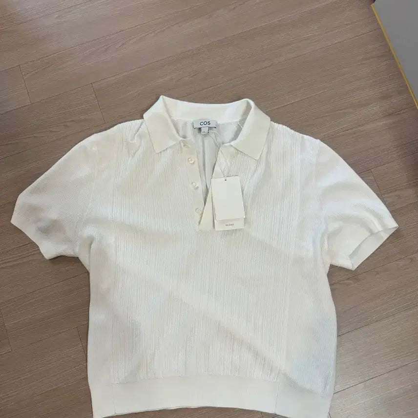 [BUNJANG] COS Short Sleeve Knit White / COS 반팔 니트 화이트
