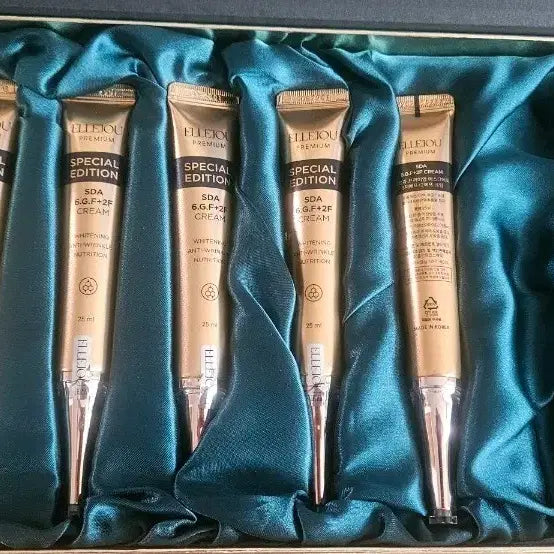 [BUNJANG] Elledge Premium Special Edition SDA 6.G.F+2F Cream Set (5 x 25ml) / 엘르쥬 프리미엄 스페셜 에디션 SDA 6.G.F+2F 크림 25ml/ 5개 세트