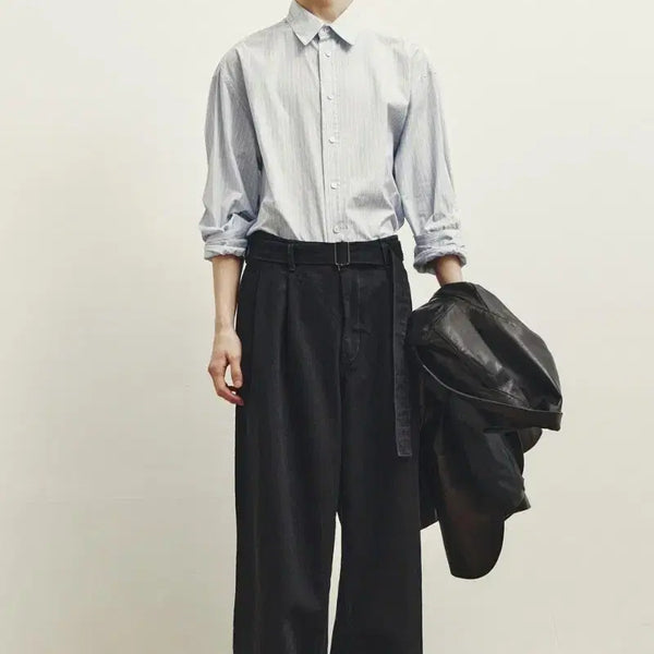 [BUNJANG] S Size Youth Belted Denim Pants / [S] 유스 벨티드 데님 팬츠