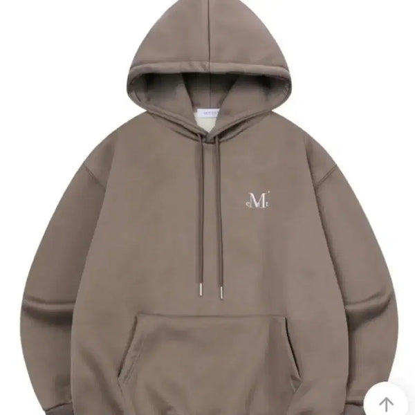[BUNJANG] Musent Signature Basic Logo Hoodie Mocha / 무센트 시그니처 베이직 로고 후드티 모카