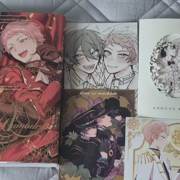 [BUNJANG] Ensemble Stars! Mika & Shu Japanese Anthology Doujinshi + Bonus Postcards / 앙스타 미카슈 일본 회지 + 덤