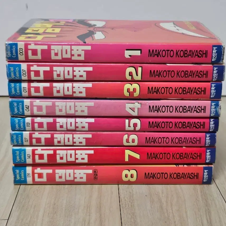 [BUNJANG] Makoto Kobayashi Damyeon 1-8 Complete First Edition / 희귀절판)  마코토 코바야시 다덤벼 1~8 전권 초판 완결