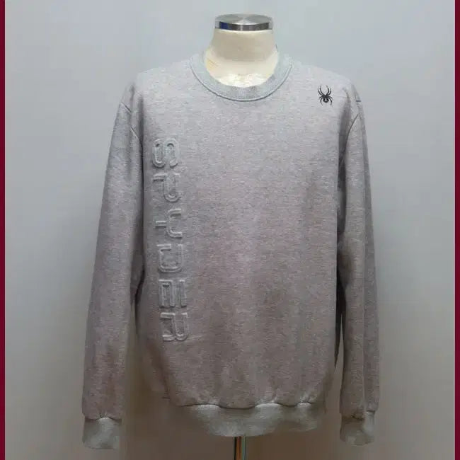 [BUNJANG] SPIDER Grey Sweatshirt Size 105 / 스파이더/회색 맨투맨티셔츠/105사이즈/따봉구제(H-12)