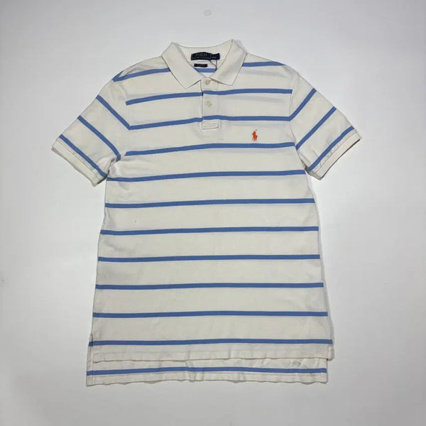 [BUNJANG] Polo Ralph Lauren Striped Short Sleeve Collar T-Shirt / 폴로 랄프로렌 스트라이프 반팔 카라키셔츠