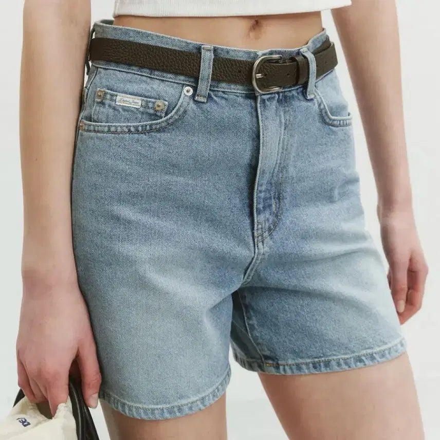 [BUNJANG] Dunst Essential Denim Shorts Light Blue / 던스트 에센셜 데님 쇼츠 라이트블루 UDPA4B233B1 현재 품절 상품