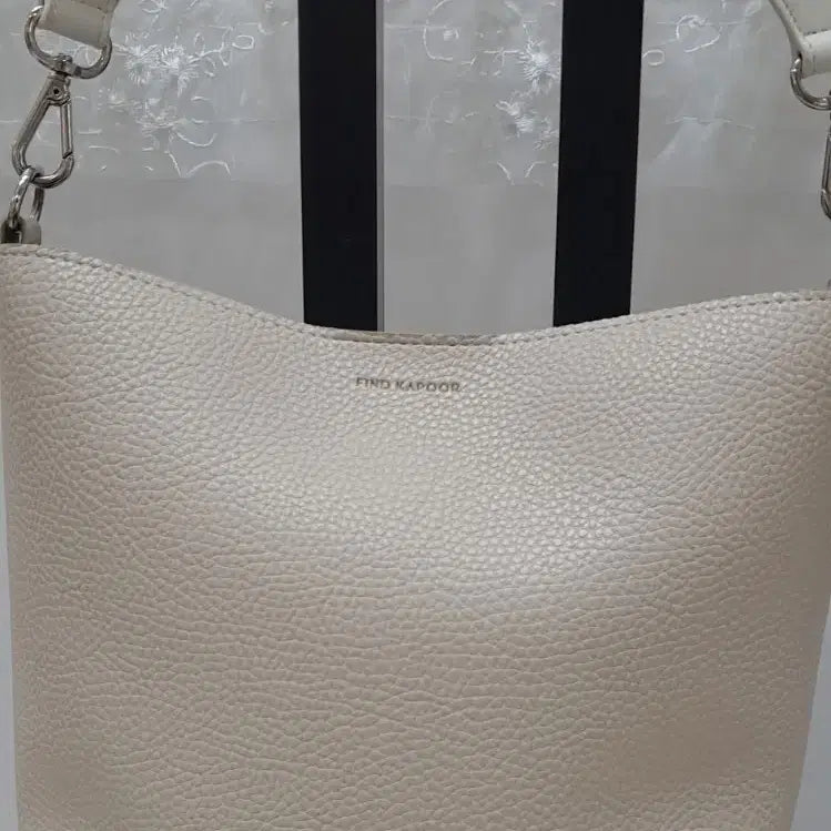 [BUNJANG] FIND KAPOOR Shoulder Bag Crossbody Bag Ivory Leather / FIND KAPOOR  숄더겸크로스백