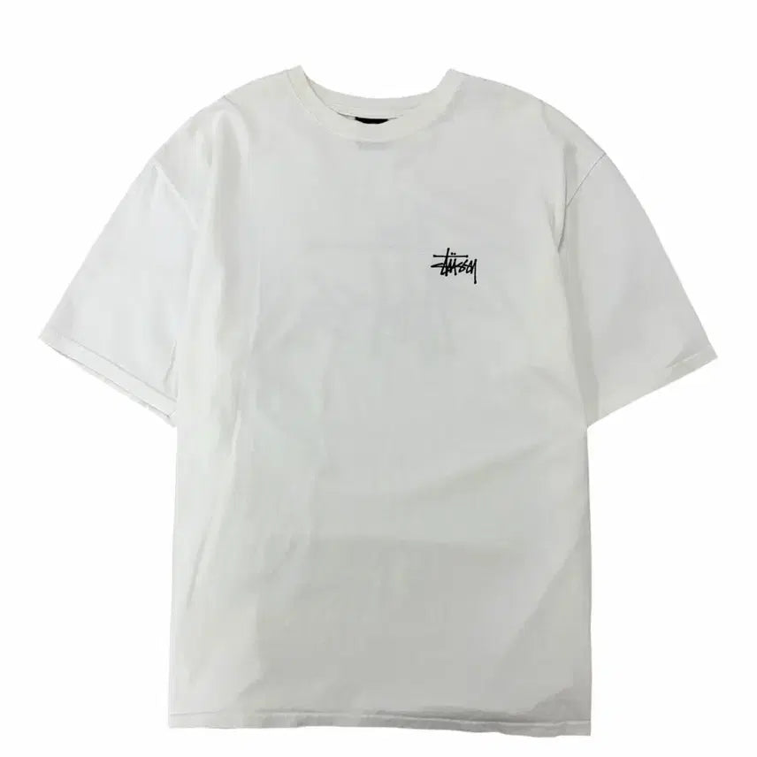 [BUNJANG] Stussy Big Logo Basic T-shirt White XL / 스투시 빅로고 기본 반팔 티셔츠 화이트 (XL)