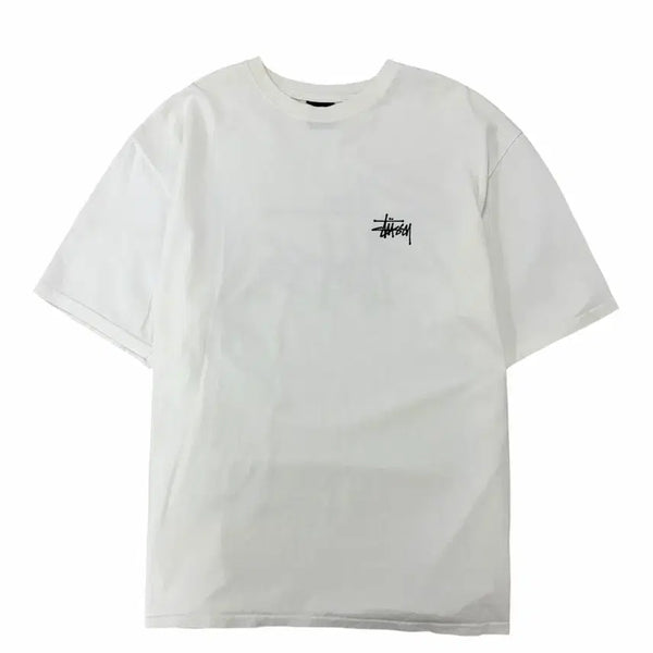 [BUNJANG] Stussy Big Logo Basic T-shirt White XL / 스투시 빅로고 기본 반팔 티셔츠 화이트 (XL)