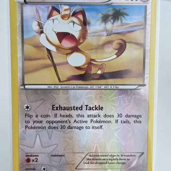 [BUNJANG] Pokemon Meowth Reverse Holo XY Series Card (Generations Pack) / [영판/영문판] 희귀매물 포켓몬 카드 나옹 (Meowth) 리버스 홀로 (XY 시리즈 53/83)