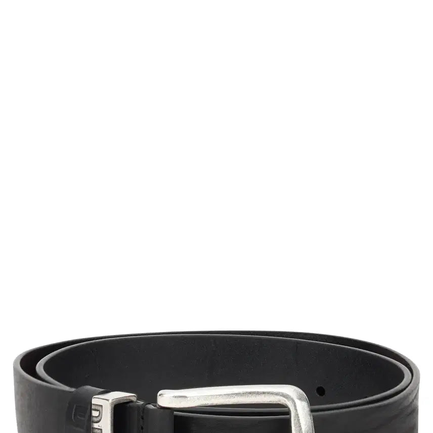 [BUNJANG] Diesel B-Visible Leather Belt Black 85 / "새상품"디젤 B-비저블 레더 벨트 블랙 85(X08506PS142)