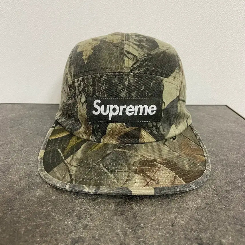 [BUNJANG] Supreme Box Logo Camp Cap Real Tree Hardwoods Camo / 슈프림 박스로고 캠프캡 모자 25SS 리얼트리 하드우즈 카모