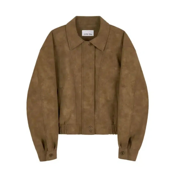[BUNJANG] Lily Cots Mute Leather Jacket / 릴리코츠 뮤트 레더 자켓