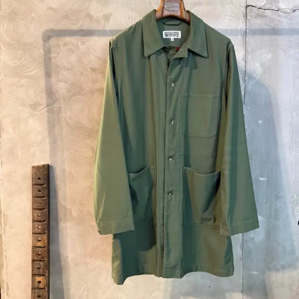 [BUNJANG] Engineered Garments Olive Green Canvas Worker Coat / 엔지니어드 가먼츠 워커코트 남성109