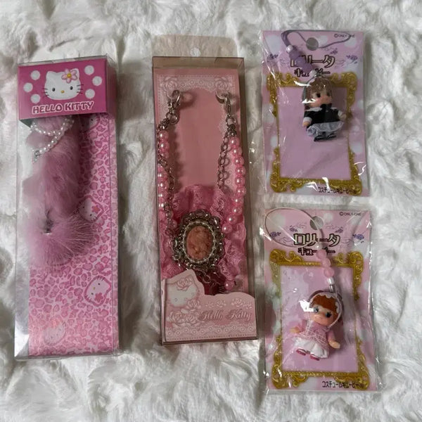 [BUNJANG] Lolita, Kitty, Cherub Strap Set / 로리타 등 키티, 큐피 스트랩 세트