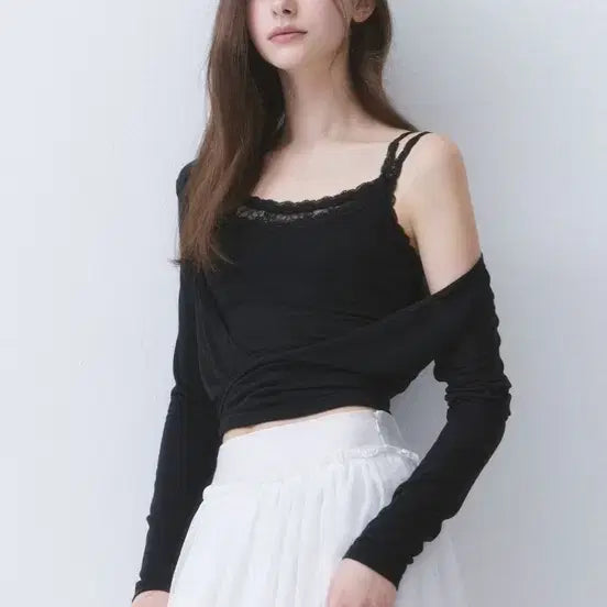 [BUNJANG] Thetis 3-Layer Lace Top (Sealed) / 더티스 3레이어 레이스 탑(미개봉) 르플레인 더위시리즈