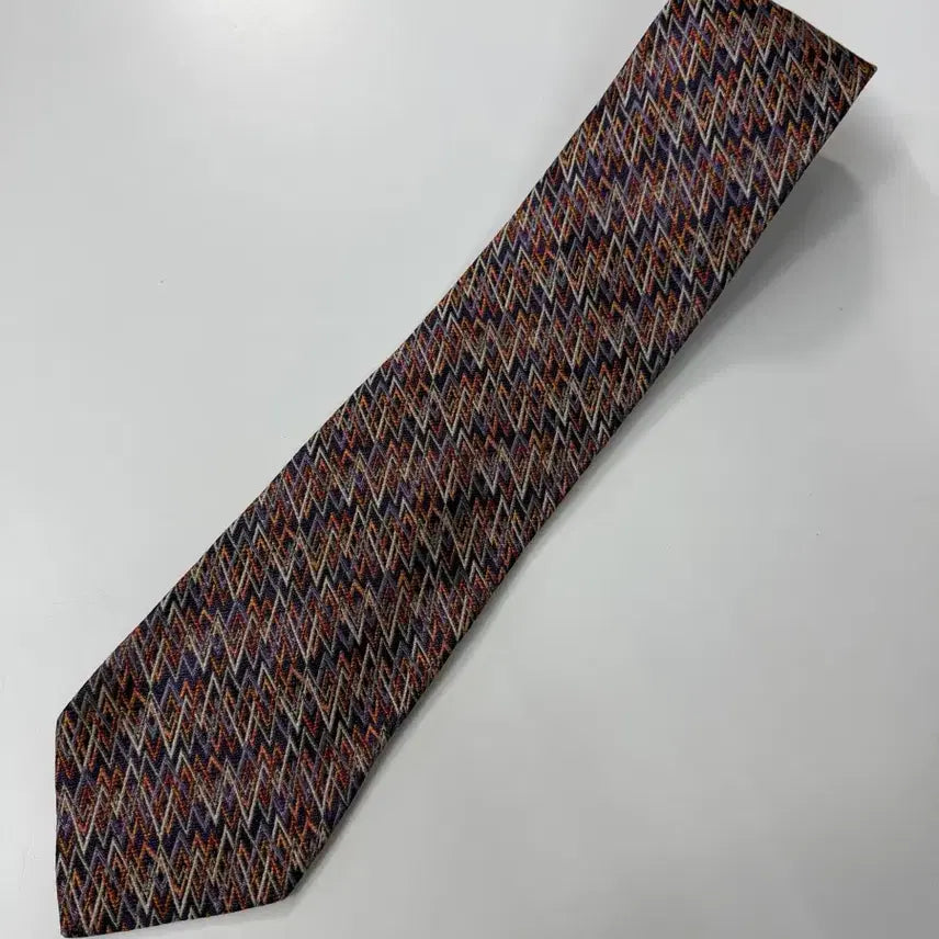 [BUNJANG] Missoni 9cm Silk Necktie / 미쏘니 (Missoni) 실크 넥타이 9cm