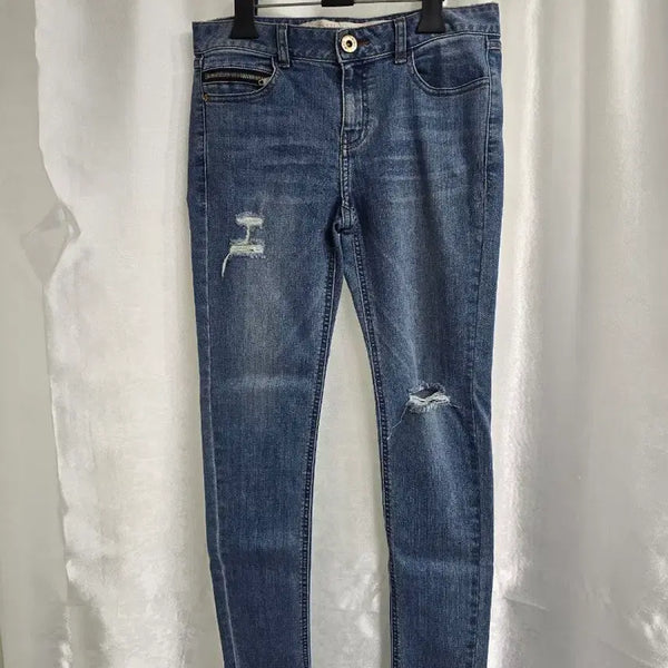 [BUNJANG] DEWL Women's Distressed Jeans / 듀엘 여성용 데미지 청바지 (2372)