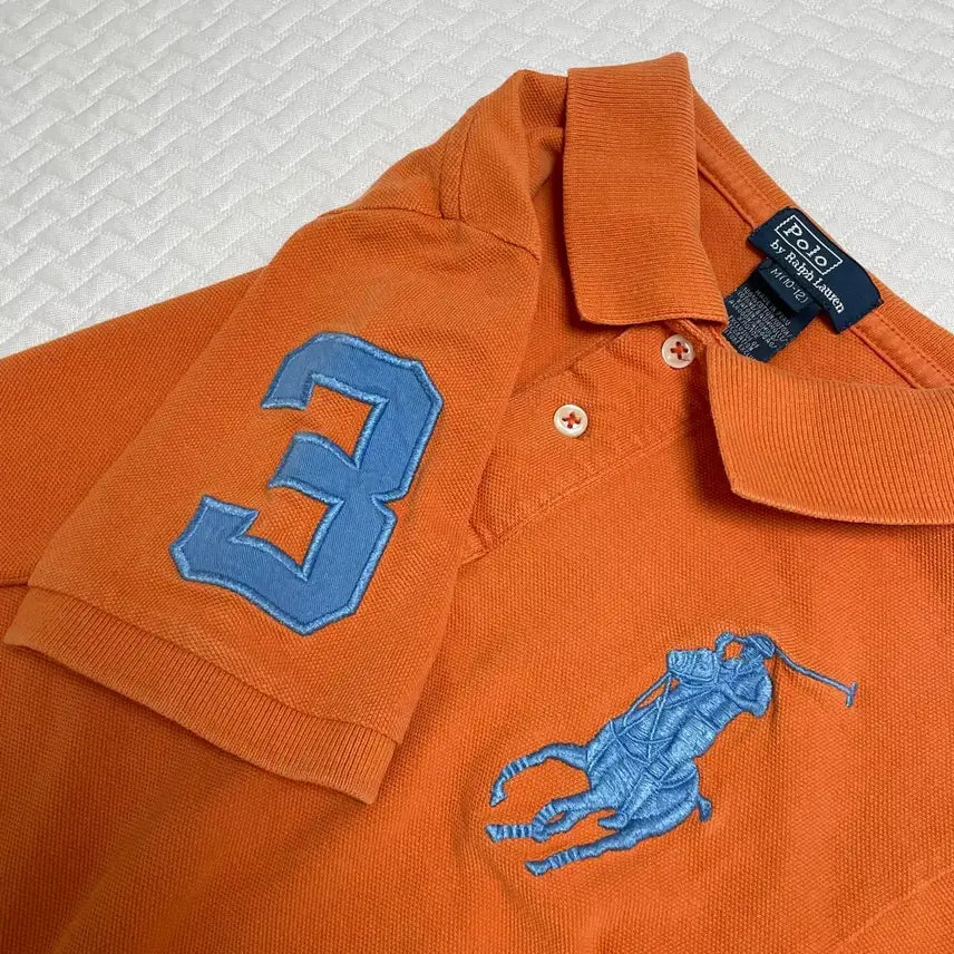 [BUNJANG] Polo Ralph Lauren Big Pony Cropped Sweatshirt / 폴로 랄프로렌 빅포니 오렌지