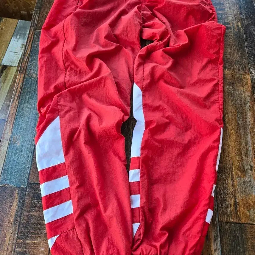 [BUNJANG] Adidas Big Logo Track Pants (Red) - XS / 정품/XS] 아디다스 빅로고 바람막이 트랙팬츠 (레드)