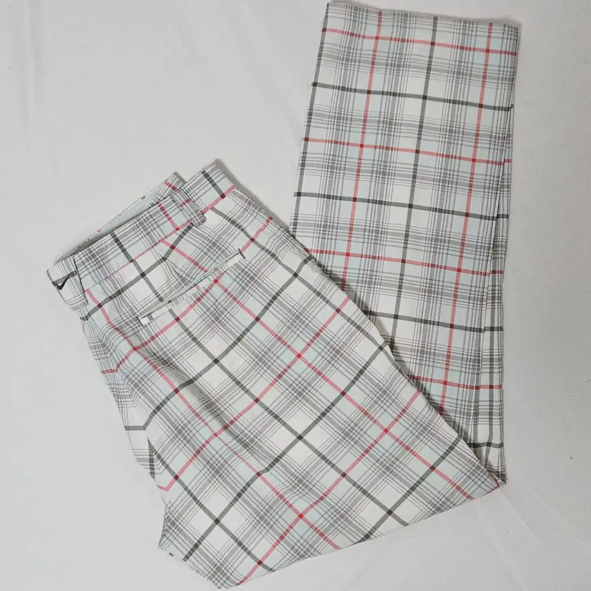 [BUNJANG] Nike Golf Dri-FIT Woven Check Pants Size 33 / 나이키 골프 드라이핏 슬랙스 트레이닝 기능성 우븐 팬츠 바지 체크 33