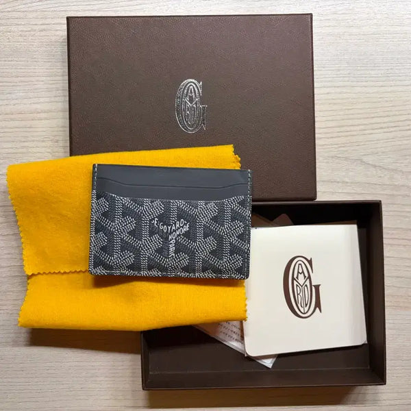 [BUNJANG] Goyard Saint-Pierre Card Holder Special Color Grey / 고야드 생쉴피스 카드홀더 스페셜 컬러 그레이
