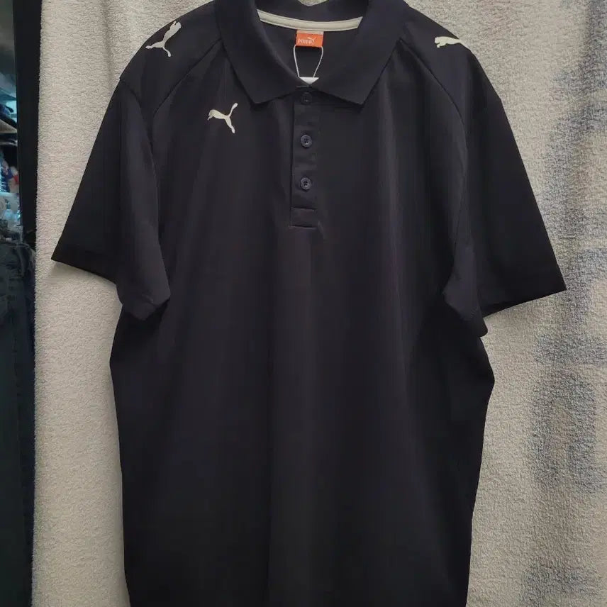 [BUNJANG] Puma Golf Cooling Collar Short Sleeve Shirt Men's L / 푸마 골프 냉감 카라 반팔 셔츠  남성 L