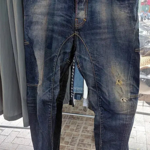 [BUNJANG] DSQUARED2 Washed Denim Jeans Size 34 / 디스퀘어드2 데님 팬츠 워싱 청바지 34