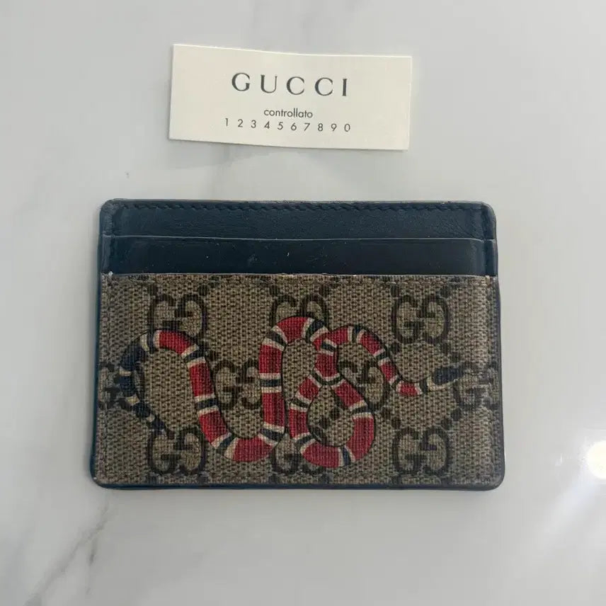 [BUNJANG] Gucci Kingsnake Cardholder / 정품 구찌 킹스네이크 카드지갑 급처