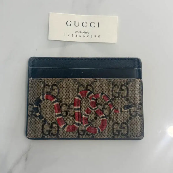 [BUNJANG] Gucci Kingsnake Cardholder / 정품 구찌 킹스네이크 카드지갑 급처