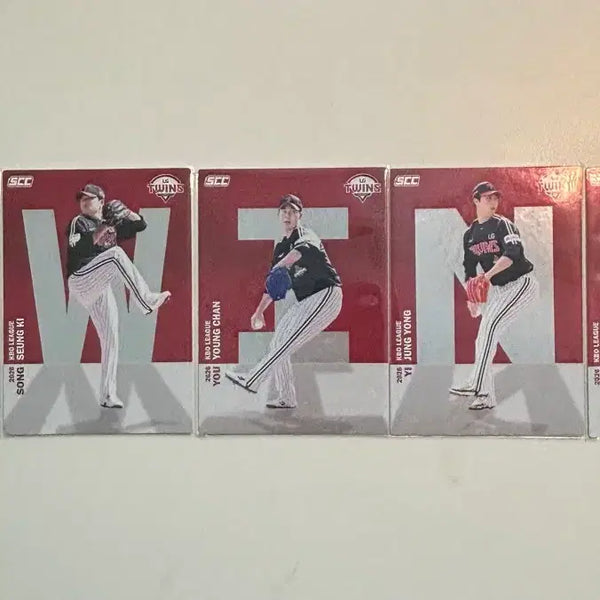 [BUNJANG] LG Twins KBO Baseball Alphabet Card Set - Pitcher / 엘지트윈스 kbo카드 알파벳세트 투수