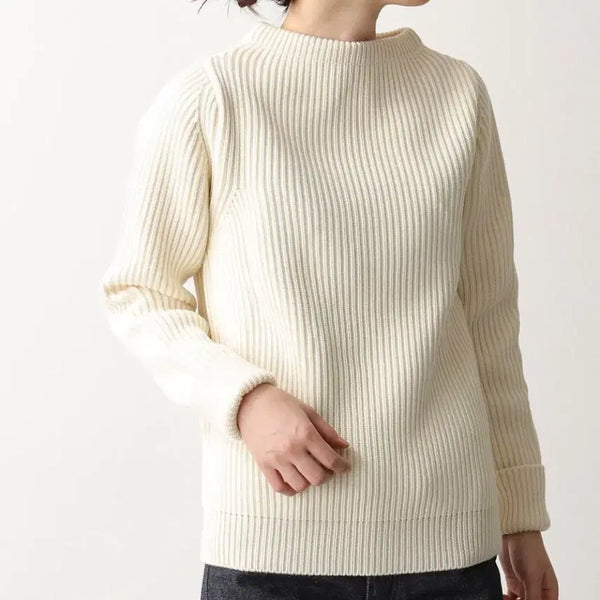 [BUNJANG] Andersen Andersen Crewneck Knit Ivory XS / ANDERSEN ANDERSEN 안데르센 안데르센 크루넥 니트 (Xs) 새상품컨디션 오눅 착용