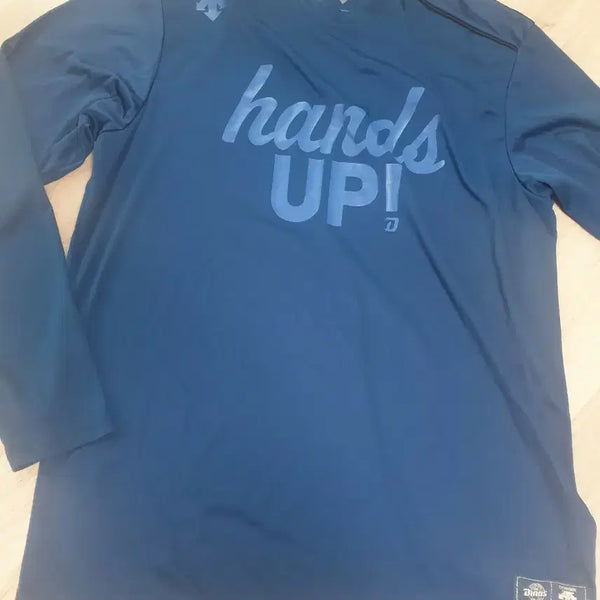 [BUNJANG] Descente NC Dinos Player Issued Long Sleeve T-Shirt L / 데상트NC다이노스선수지급긴팔티L