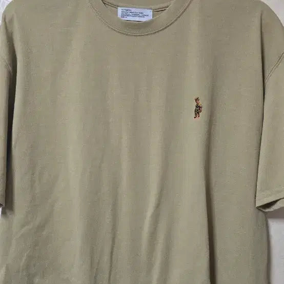 [BUNJANG] Graphic T-Shirt Beige / 그래픽 반팔 티셔츠 베이지