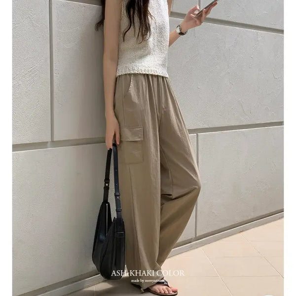 [BUNJANG] Mariround Cargo Banding Pants / 메리어라운드 바지 카고바지